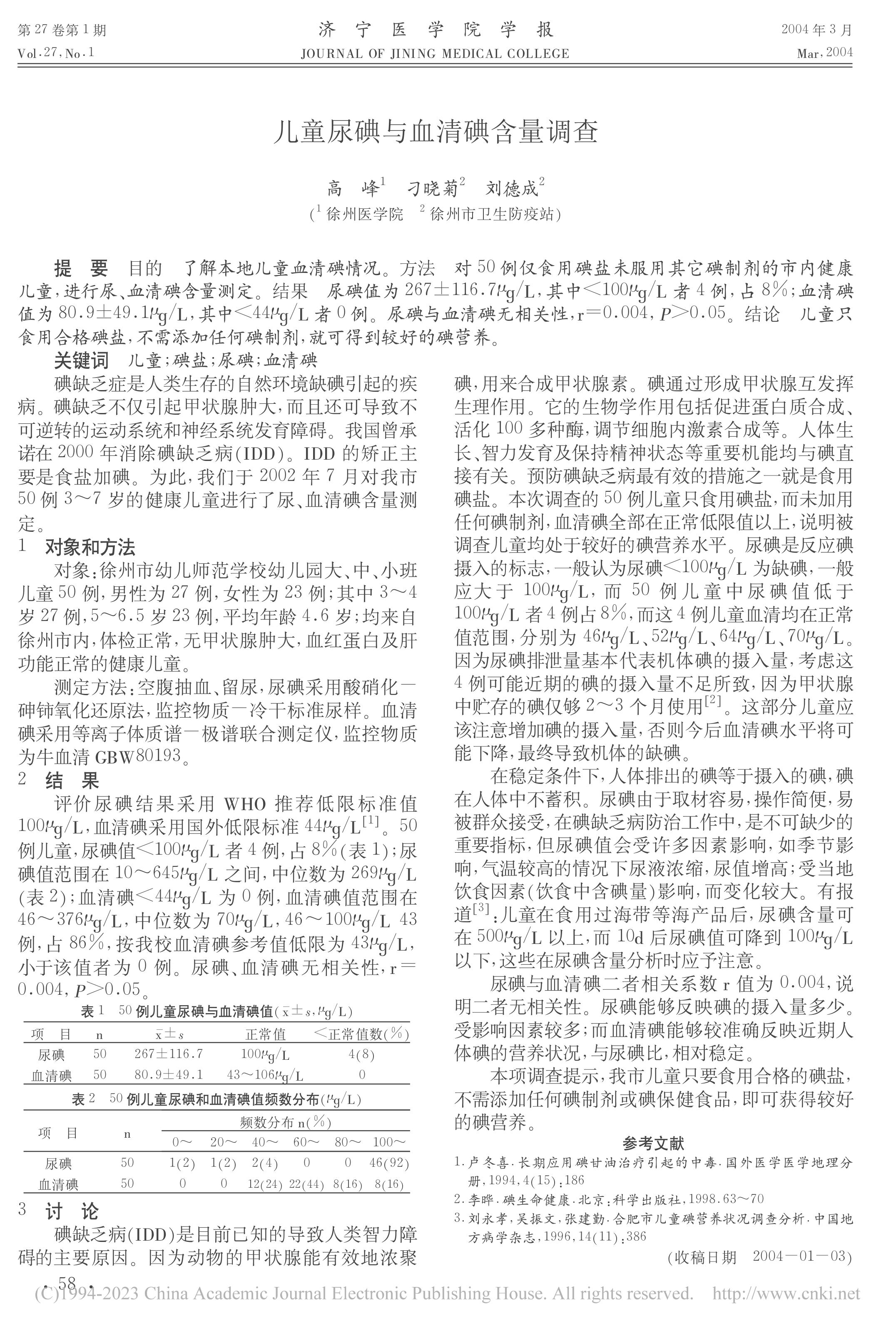 兒童尿碘與血清碘含量調(diào)查.jpg